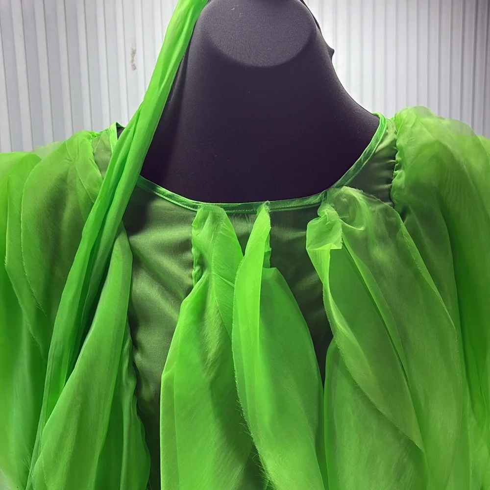 Vibrant Green Jumpsuit - Picture 6 of 13